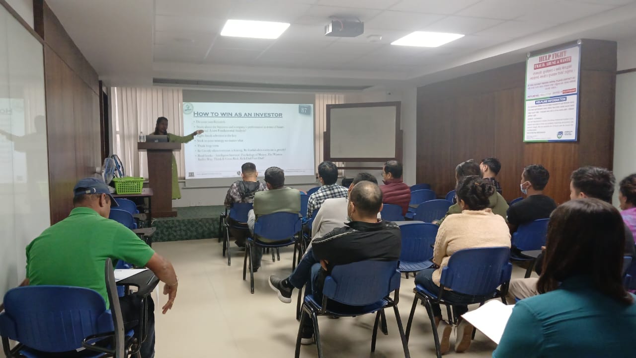 Training on Financial Freedom & Share Market conducted at International Manpower Recruitment Pvt Ltd.
