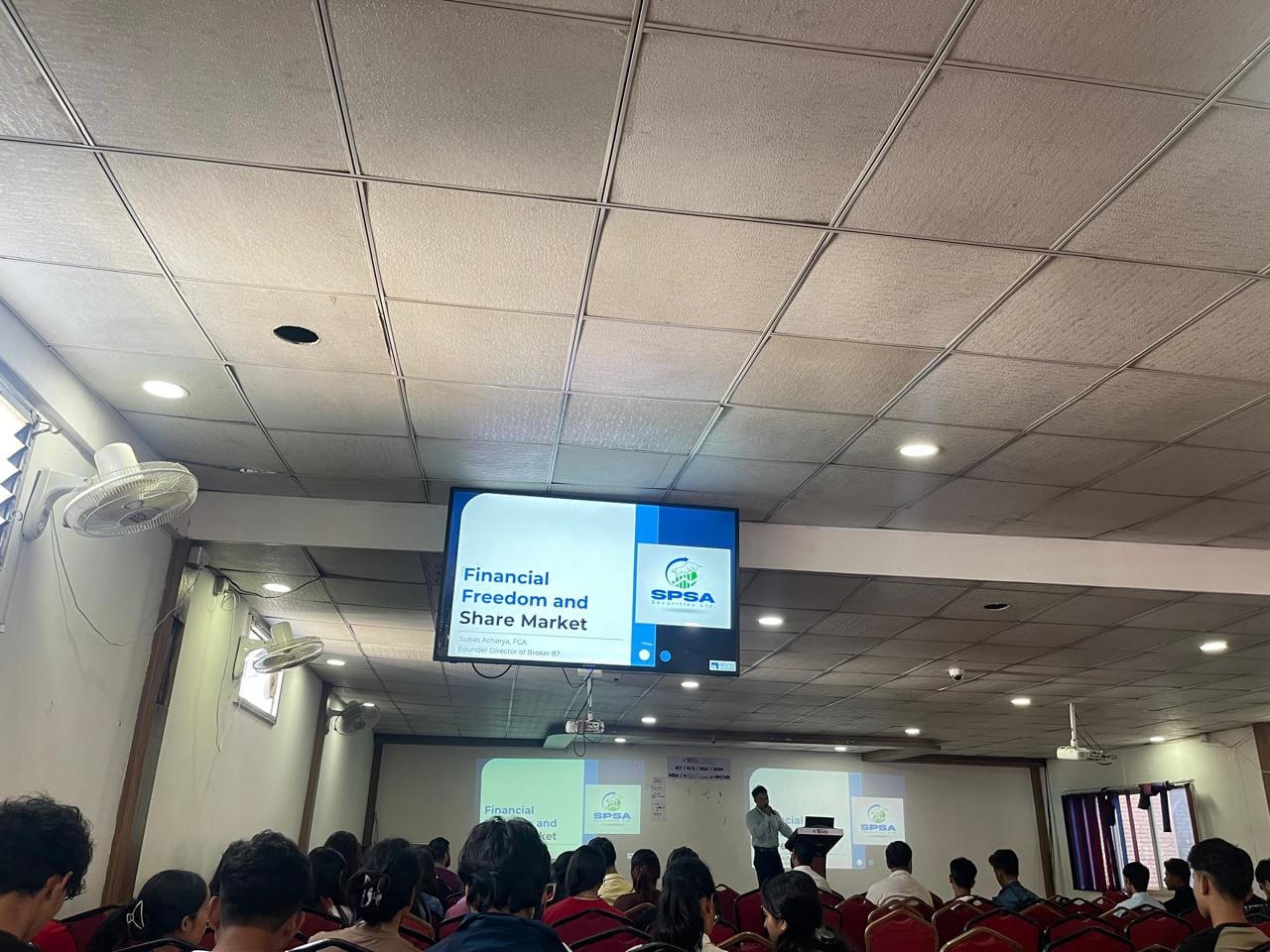 Interactive Session on Share Market & Financial Freedom at Texas International College